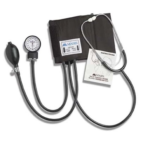 Mabis Mabis 04-174-021 Self-Taking Home Blood Pressure Kit - Black 04-174-021